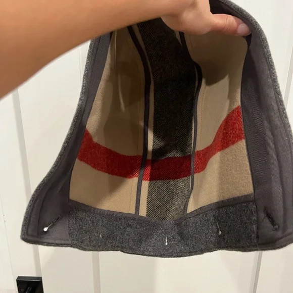 Burberry Brit Charcoal Pea Coat - Picture 9 of 11